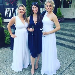 Lulus white maxi dress